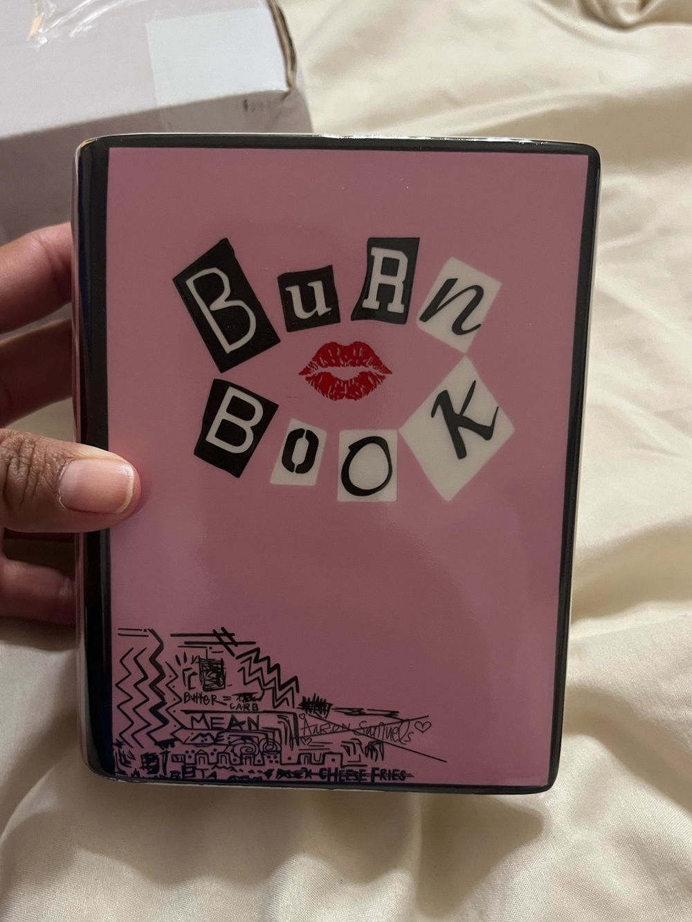 Mean Girls Burn Book Replica ceramic decor